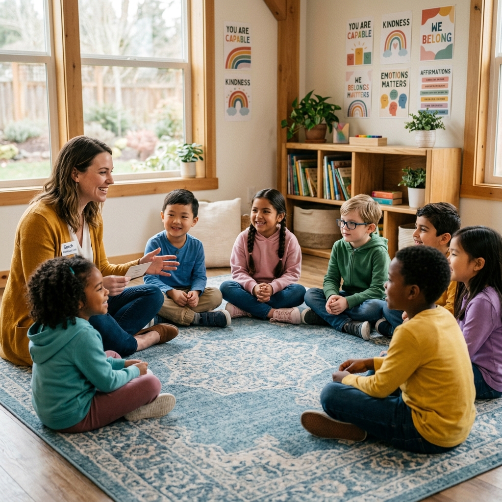 Diverse children support group